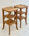 Antique Wooden Side Tables Set of 2
