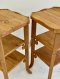 Antique Wooden Side Tables Set of 2
