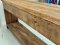 Antique Wooden Console Table with Drawers