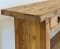 Antique Wooden Console Table with Drawers