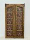 Antique Wooden Pained Wall Panel