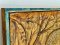 Antique Wooden Pained Wall Panel