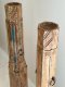 Antique Wooden Pillar Candle Stand