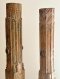 Antique Wooden Pillar Candle Stand