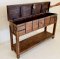 Antique Wooden Console Table Box