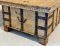 Antique Wooden Box Coffee Table