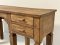Antique Wooden Console Table with Drawers