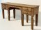 Antique Wooden Console Table with Drawers