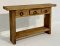 Wooden Console Table With Drawers