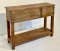 Antique Wooden Console Table with Drawers