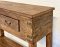 Antique Wooden Console Table with Drawers