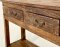Antique Wooden Console Table with Drawers