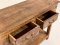 Antique Wooden Console Table with Drawers