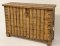 Antique Wooden Box Console Table