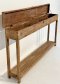 Antique Wooden Box Console Table