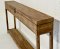 Antique Wooden Box Console Table