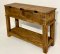 Antique Wooden Box Console Table