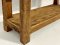 Antique Wooden Box Console Table