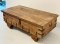Antique Wooden Box Coffee Table