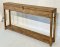 Antique Wooden Box Console Table