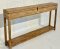 Antique Wooden Box Console Table