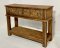 Antique Wooden Box Console Table