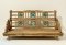 Antique Wooden Swing Bench with Chain