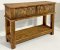 Antique Wooden Box Console Table