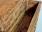 Antique Wooden Box Console Table