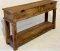 Antique Wooden Box Console Table