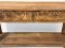 Antique Wooden Box Console Table