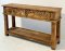 Antique Wooden Box Console Table