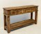 Antique Wooden Box Console Table