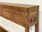 Antique Wooden Box Console Table