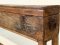 Antique Wooden Box Console Table