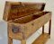 Antique Wooden Box Console Table