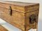Antique Wooden Box Console Table
