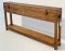 Antique Wooden Box Console Table