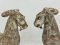 Goat Wooden Statue Set of 2