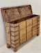 Antique Wooden Box Console Table