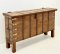 Antique Wooden Box Console Table