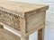 Antique Wooden Console Table Box