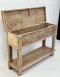 Antique Wooden Console Table Box