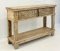 Antique Wooden Console Table Box