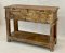 Antique Wooden Box Console Table