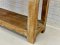 Antique Wooden Box Console Table