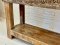 Antique Wooden Box Console Table