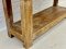 Antique Wooden Box Console Table