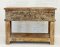 Antique Wooden Box Console Table