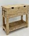 Antique Wooden Box Console Table